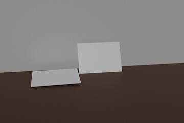 Blank Elegant Certificate Mockup Design