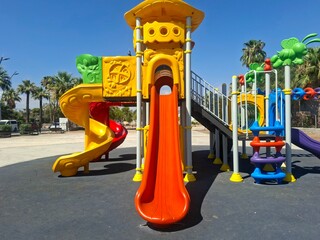 children playground in the park