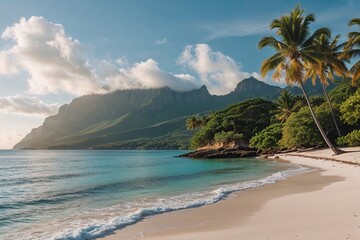 Tranquil Seychelles Beach and Ocean View for Ultimate Relaxation