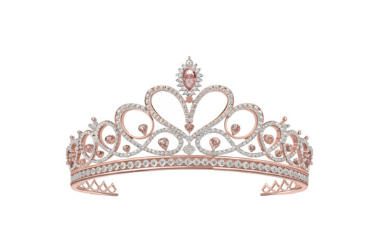 Tiara cool vector on white background.02