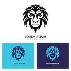Baboon Simple Logo Design.