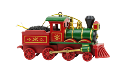 Christmas Ornament Miniature Toy Train.
