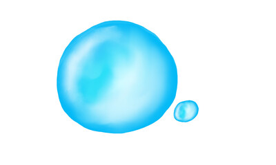 blue  water   drops design 