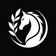 A wild animal vector illustration of an elephant, black swan, and black and white swan for a tattoo design