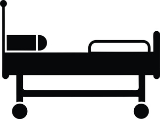 Modern sofa and clock illustration with furniture and equipment icons on a clean background