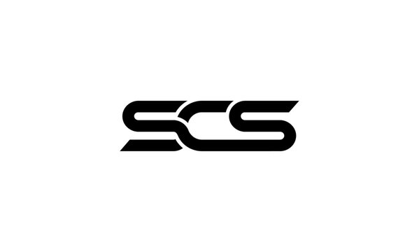 SCS initial letters, monogram logo