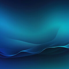 Fototapeta premium Sapphire Blue to Storm Teal Depth Gradient for Corporate, Digital Marketing, and Tech Visuals – AI