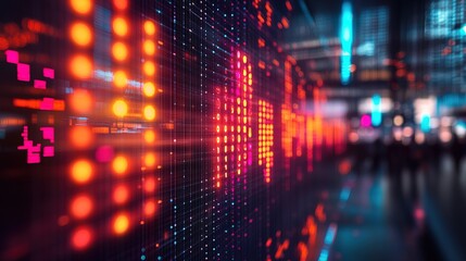 AI-powered finance department glowing with automated stock predictions 