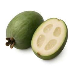 avocado isolated on white background