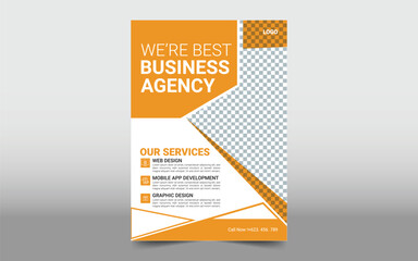 Corporate Business Agency Flyer Design Template 