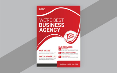 Corporate Business Agency Flyer Design Template 