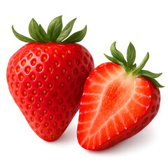 strawberry isolated on white background