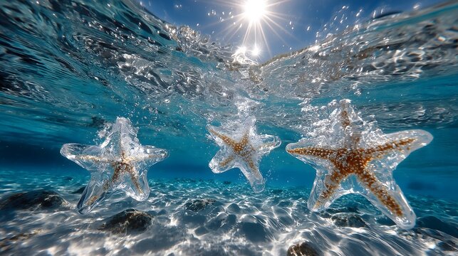 Star Ice in Blue Waters