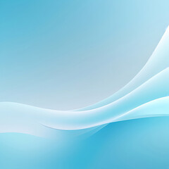 Icy Aqua to Frosted Sky Blue Gradient Fresh Background for Health Care and Tech Branding, AI