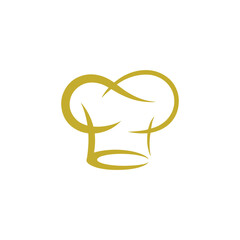 Obraz premium Unique chef hat and cupcake logo Modern and minimalist vector and abstract logo