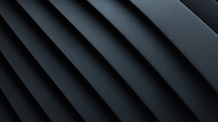 Obraz premium Angled, dark gray, textured planes creating a rhythmic diagonal pattern