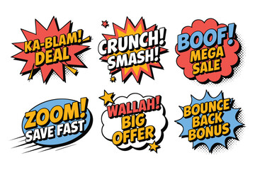Comic Book Speech Bubbles: Design Elements for Comics & Marketing © Mahfuz