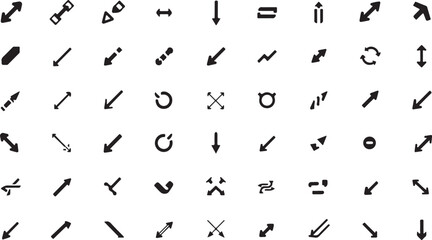 Vector alphabet and number set with icons letters symbols and sketch style design