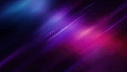 Abstract vibrant diagonal streaks in purple, blue, and pink hues on a dark background