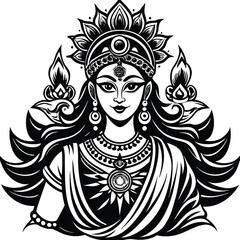 hindu god cartoon illustration