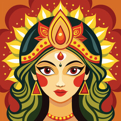 hindu god cartoon illustration