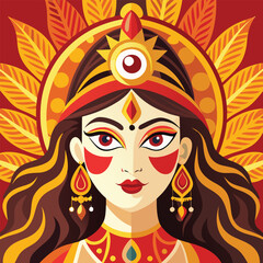 hindu god cartoon illustration
