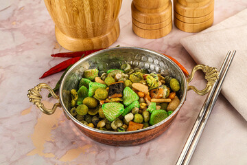 Japanese snack - Wasabi endo arare cracker