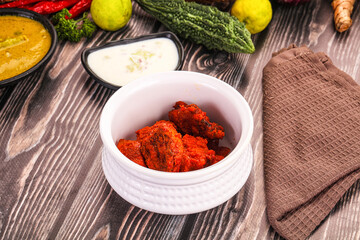 Indian cuisine - hot Fish Tikka