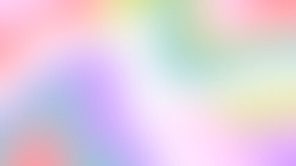 Holographic Background, Overlay Effect, Blurred Gradient, Abstract Design, Pastel Colors, Pink, Purple