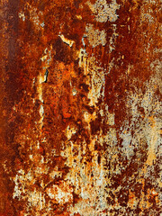 Paint painted rusty wall texture as background