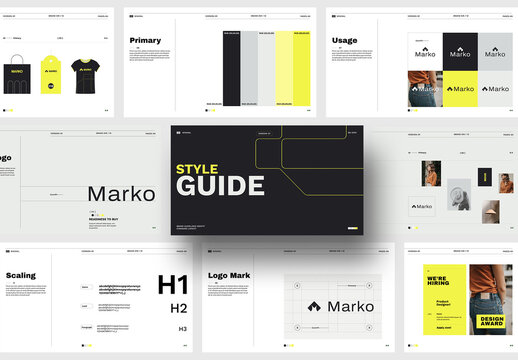 Marko Brand Guidelines Layout