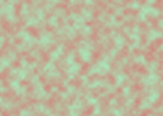 Abstract blurry texture with soft coral and mint green hues