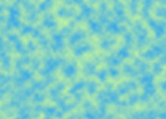 Abstract swirling blue and yellow soft focus background texture
