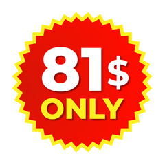 Stylish sale badge artwork prices only 80 81 82 83 84 85 86 87 88 89 90 91 92 93 94 95 96 97 98 99 100 $ dollar Chalk red png