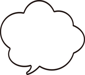 吹き出し　フレーム　コミック　マンガ　あしらい　飾り　コピースペース　背景　枠　デザイン　イラスト