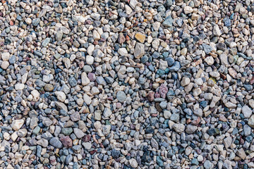 Texture of gravel road for the background