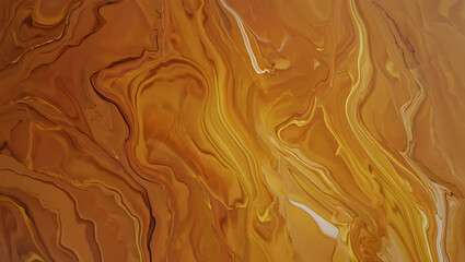 Amber gold flowing liquid texture abstract