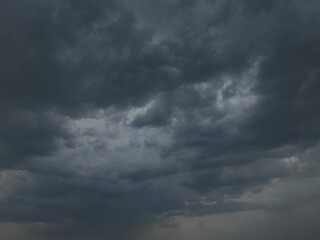 Fototapeta premium Severe weather formed by climate change and extremely high temperatures.