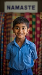 Portrait of Indian kid