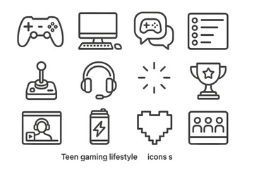 Teen gaming icons: entertainment for young gamers