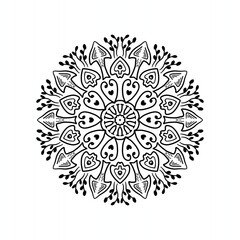 round lace ornament