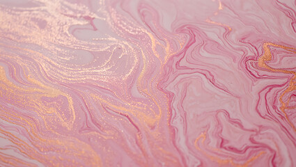 Pink marble with gold veins texture abstract