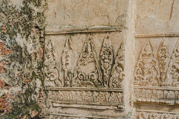Ancient patterns on the temple walls
PS. public Domain