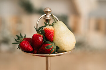 organic fruits aesthetic  presented. summer vibes