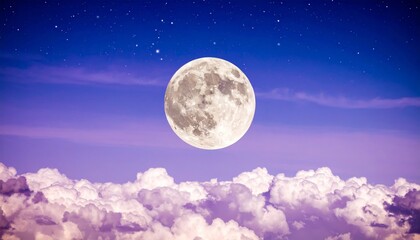 Moonlight illuminates a dark fantasy landscape under a sky full of stars