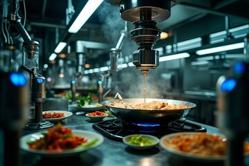 Cooking Automation Multi-Station Smart Kitchen Technology In Action