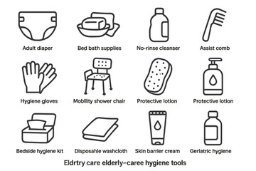Elderly care essentials: tools for hygiene and comfort