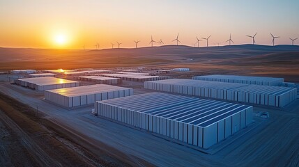 Largest battery energy storage system park in the world, featuring advanced renewable energy infrastructure