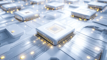 医療用マイクロチップの抽象構造.Generative AI