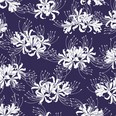 Beautiful Japanese style floral pattern perfect for textiles,